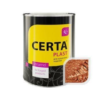 Эмаль по металлу ЦЕРТА-ПЛАСТ старая медь 0,8 кг