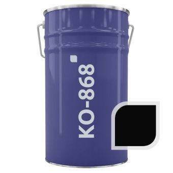 Эмаль термостойкая КО-868 черная RAL 9004 до 700 °C 25 кг